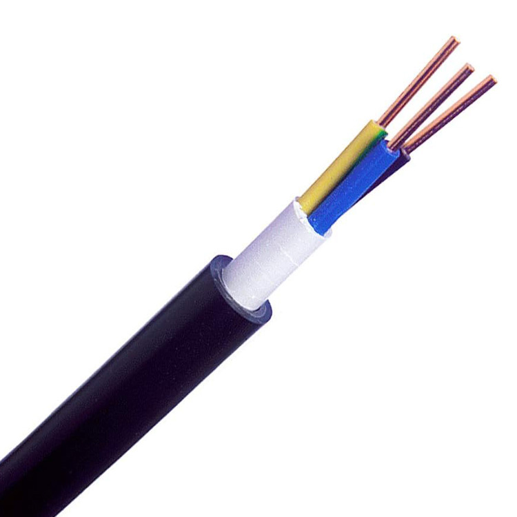 Nyyfr-O/J 0.6/1kv VDE 0276 Cu PVC PVC Flame Retardant Power Cable