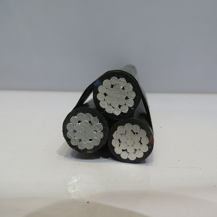 Overhead Aerial Bundle Cable Aluminum XLPE 3core ABC Cable