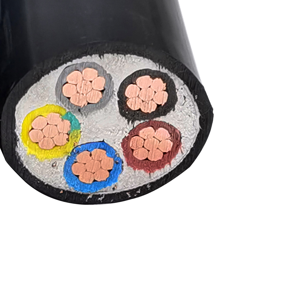 PVC Industrial 5 Core 16mm 25mm 35mm 50mm 70mm 95mm French Standard U1000 R2V Cable