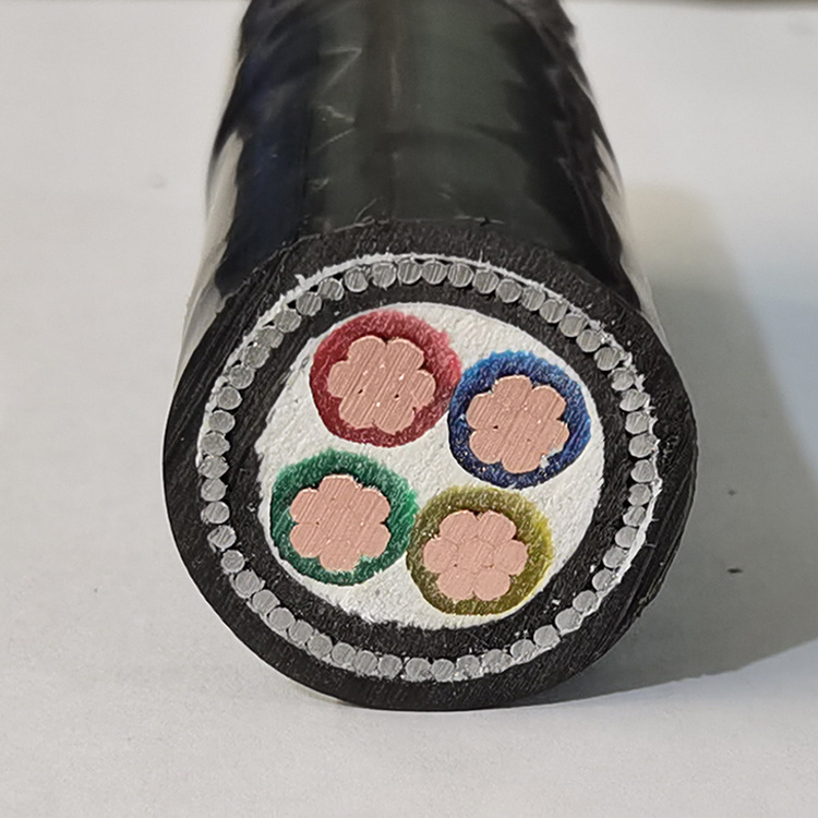 PVC Underground 3 4 16mm2 75mm2 BS5467 2 Core Armoured Power Cable