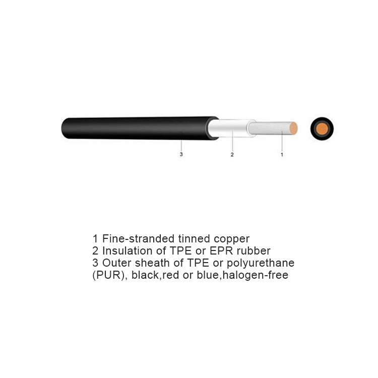 Power Electric 8AWG 16mm2 50mm2 Flexible 1X4mm2 Security Fence 10AWG XLPE Solar Cable