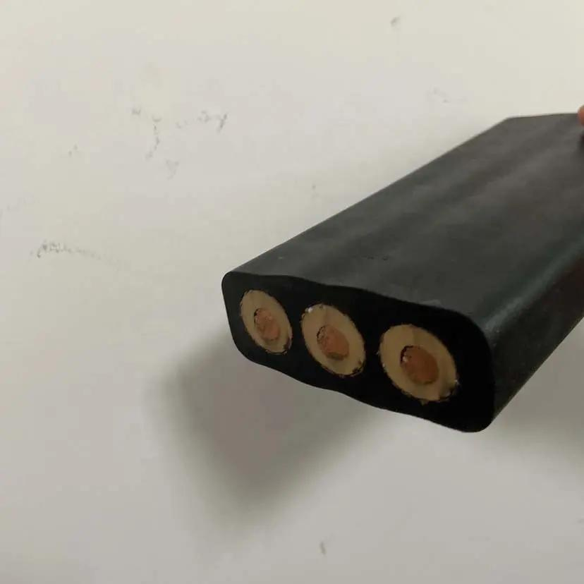 Pumps 300/500V 3 1 Submissible Water 6 Core Submersible Pump Flat Rubber Cable