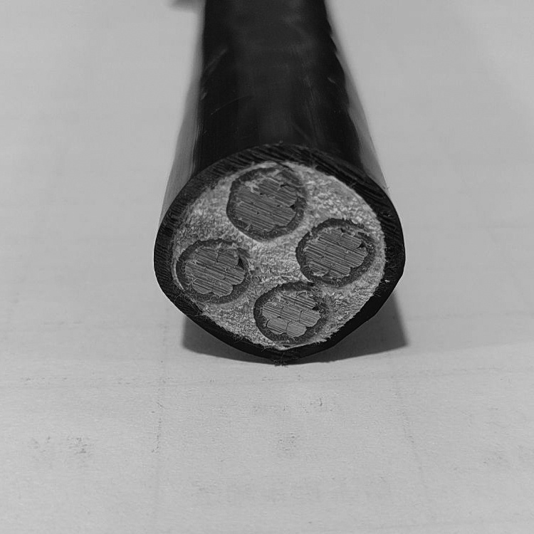 Refractory Aluminum Core XLPE Insulated PVC Sheathed 4 Core Cable