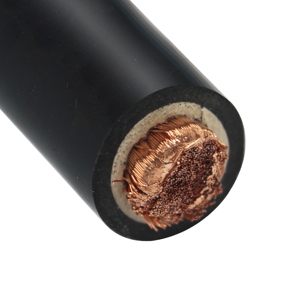 Rubber EPDM/CPE CO2 Torch 70mm2 Copper 400AMP 1/0 AWG 48V Welding Cable