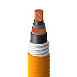 Conductor de Núcleo Único 250 350 500 750 1000 Mcm 5kv 8kv 15kv Cable Teck Naranja 90 de Potencia