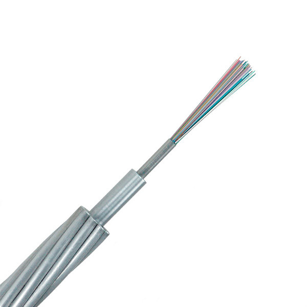 Single or Multi Mode Composite Ground Wire FTTH Optic Optical Fiber Cable