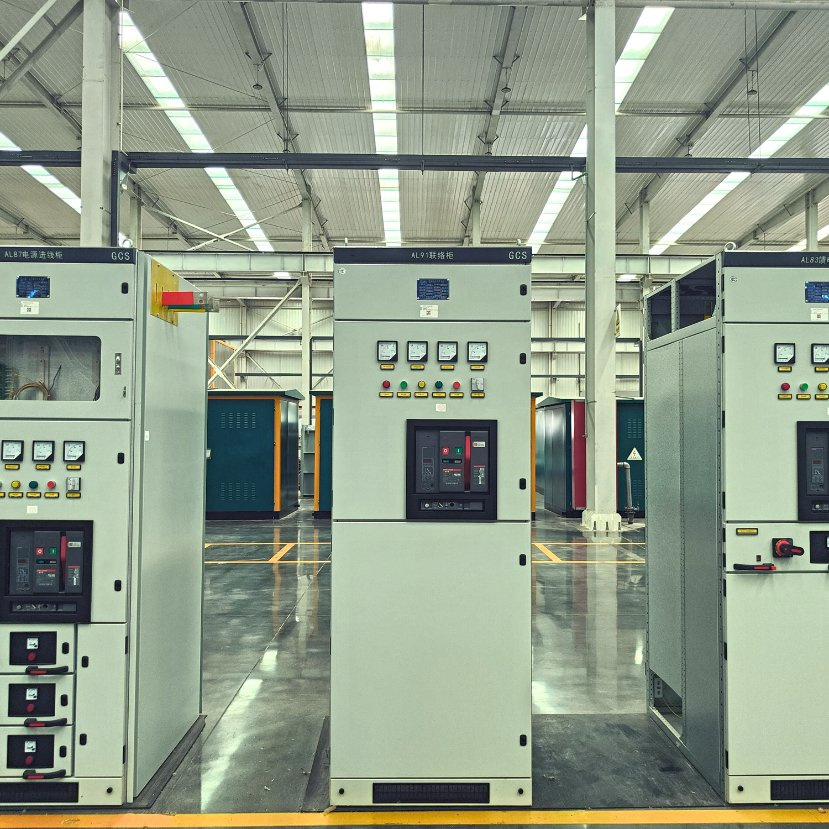 Steel Plate Medium Voltage Panel Ggd 132kv Insulated Mv Hv Switchgear with ISO9001
