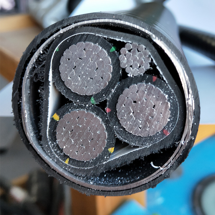 Teck 90 Type Mc 5kv 8kv 3 Core 3c XLPE Insulation Mc Aluminum Armored Interlock Cable