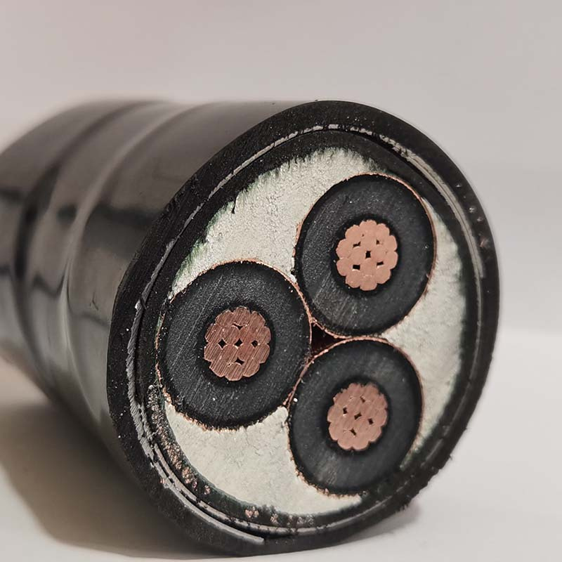 Three Core Copper XLPE Insulation 33kv Underground Cable