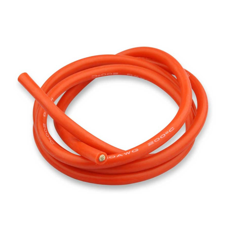 Tinned Insulated High Temperature UL3239 18AWG 2 AWG Silicone Copper Silicon Rubber Wire
