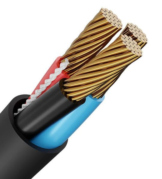 Type Tc-Er Epr/CPE Xhhw-2 600V 3/C 8AWG + 1/C 10AWG Power Control Cable Tray Wire