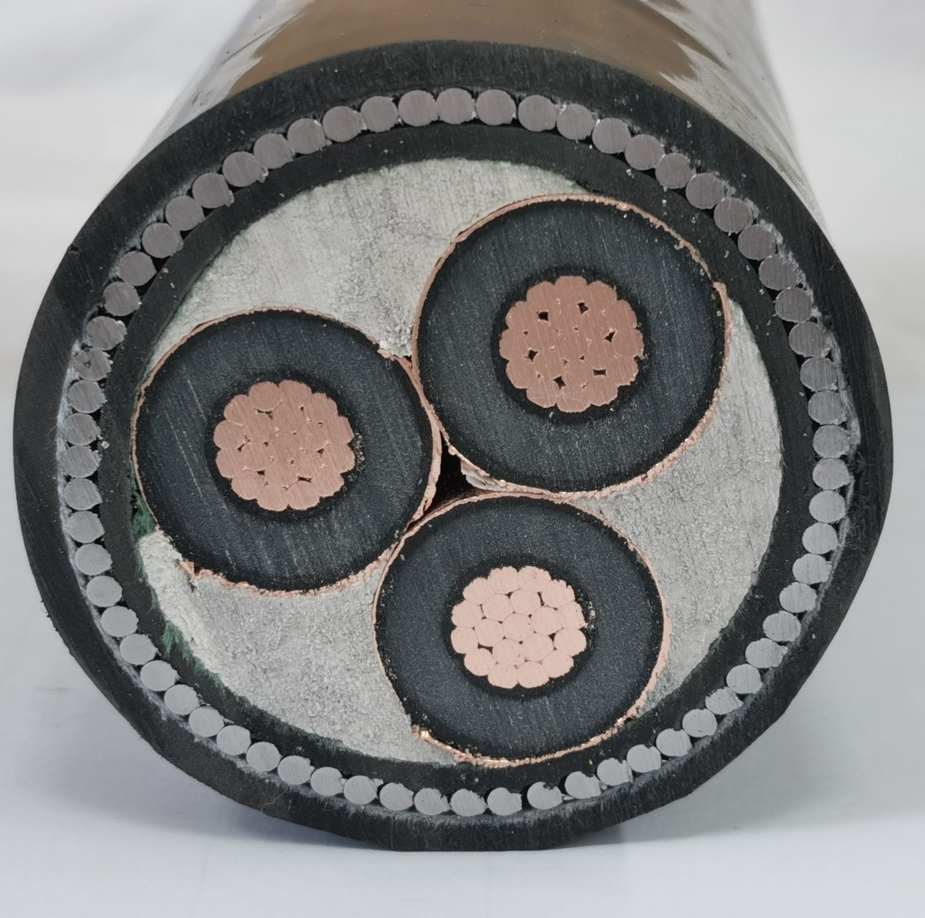 Underground 3X120 3c 3 Core 120mm 3X120mm 3X120mm2 Medium Voltage Copper Cable