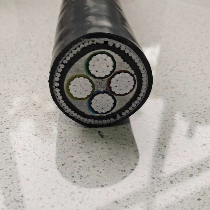 Underground 4 Core Aluminum Conductor Swa Armored Cable 120mm2