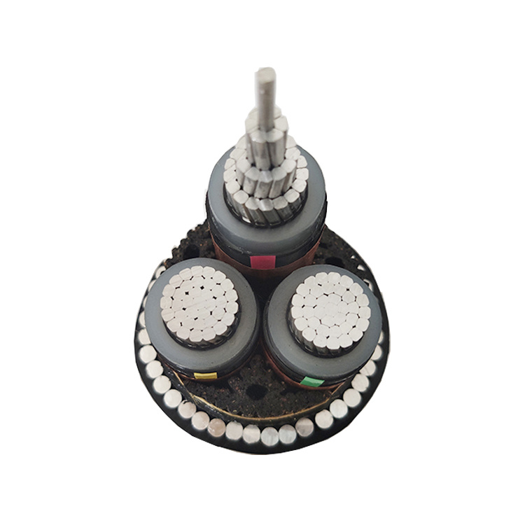 Underground Aluminium Conductor 8.7/15kv 3X185mm2 Medium Voltage Power Cable Price