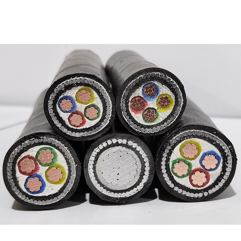 Underground PVC BS5467 16mm Ethernet 2 Core Fiber 4 75mm2 Armoured Cable