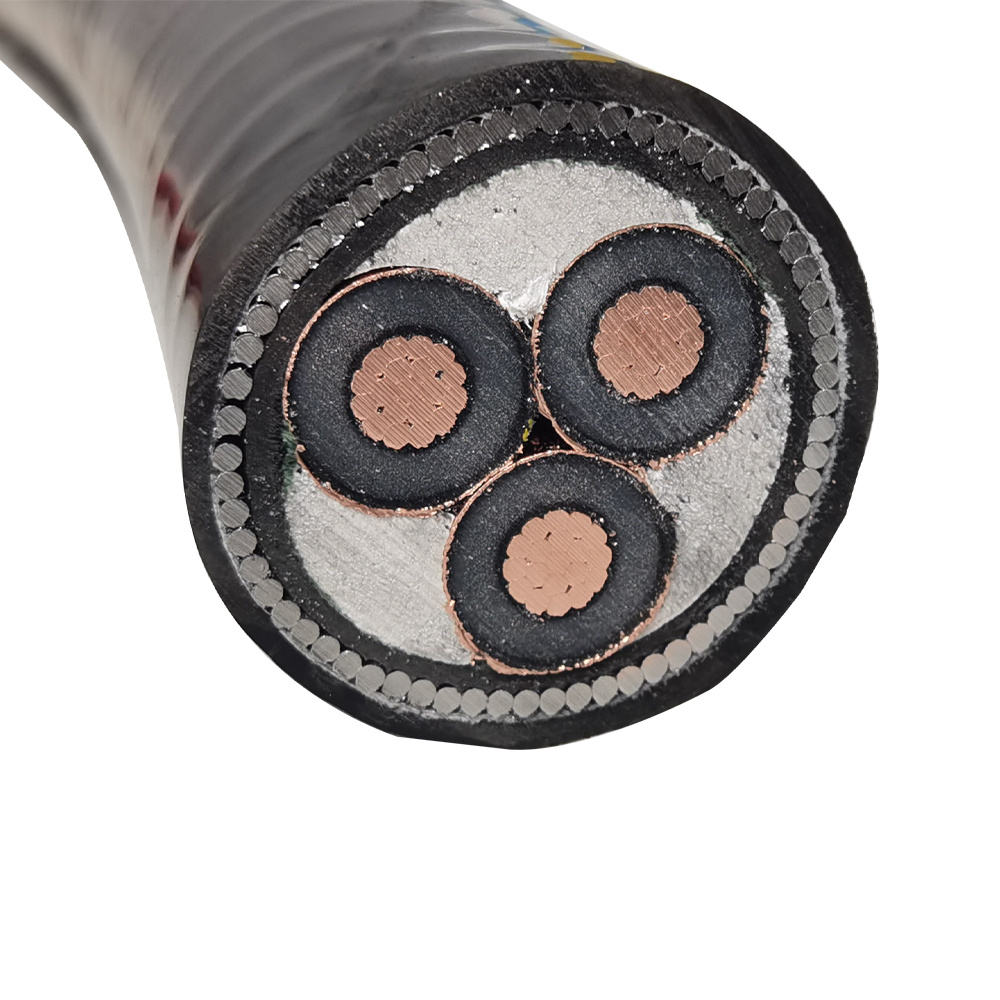 Underground XLPE AWG 4/0 8.7/15kv 23kv 50mm Earth Medium Voltage Copper Cable