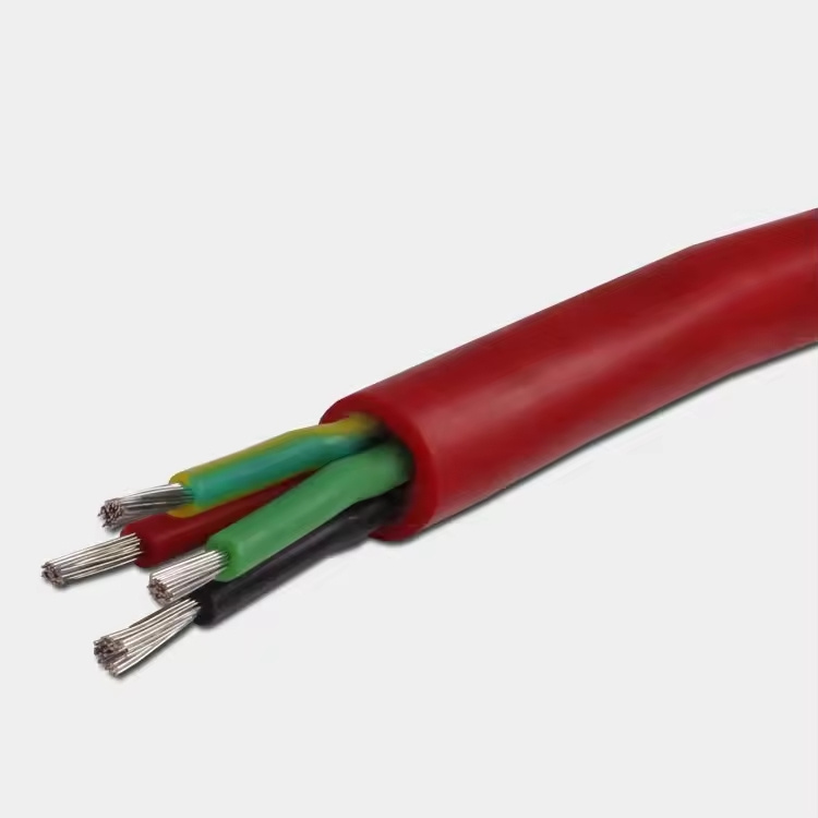 VDE 4X0.75 4X1.5 Sihf 300/500V Silicone Rubber Insulation Sheath Cable