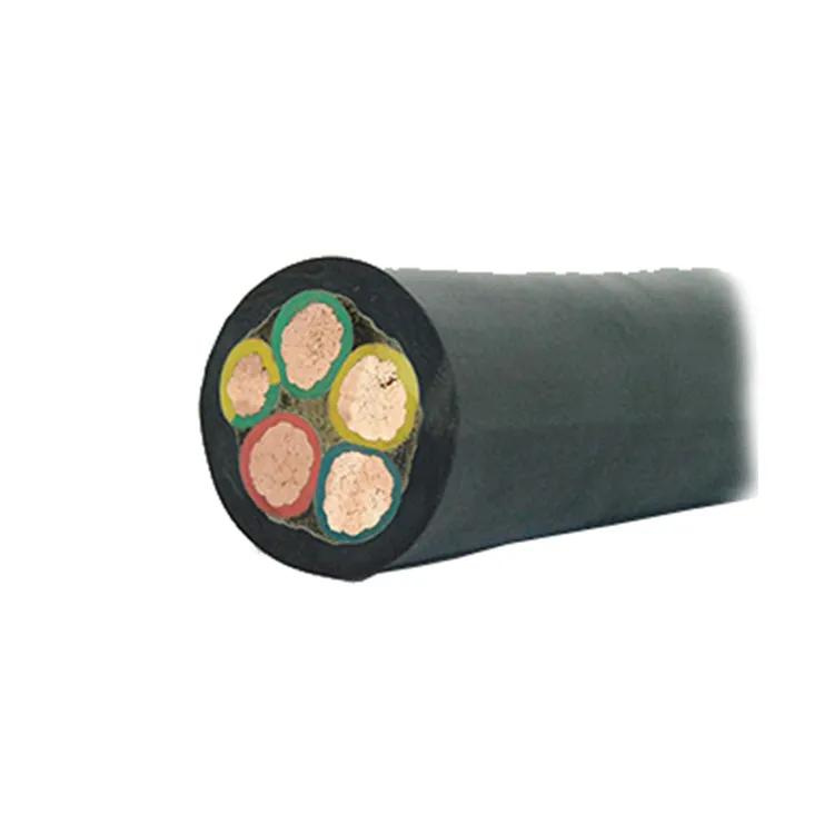 Water Resistance Braided Rubber Yarn Circular Braided Cable