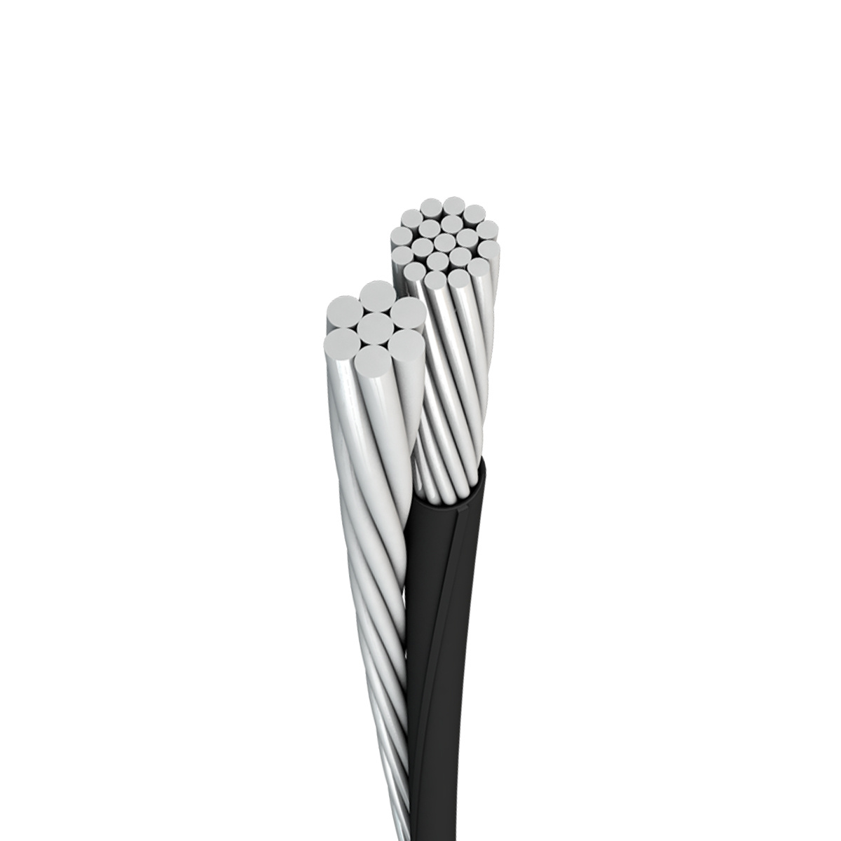 XLPE Aluminium Conductor Aluminum Overhead Electrical Cables Triplex Service Drop Cable
