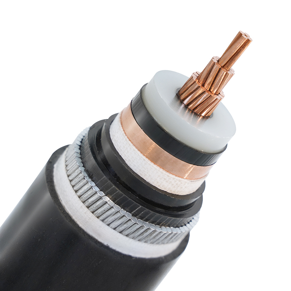 XLPE Copper Conductor Single Core 240mm2 Hta 500mm Medium Voltage Power Cable
