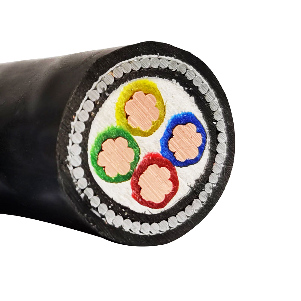 Yjv32 Underground 300mm XLPE 4 Core Low Voltage 75mm2 Armoured Electric Cable