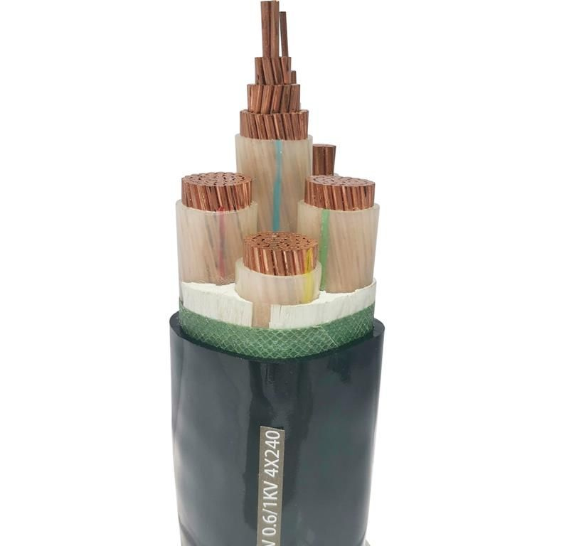 Ykxs 4X185 4X240 4X300 mm2 Copper Conductor and XLPE Insulation 0.6/1 Kv Power Cables