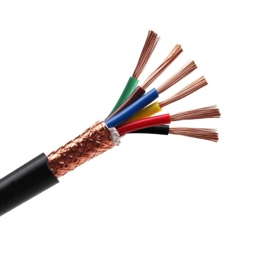 Zr-Kvvp Flame Retardant Copper Conductor PVC Insulated and Sheathed Copper Wire Braiding Screened Control Cable