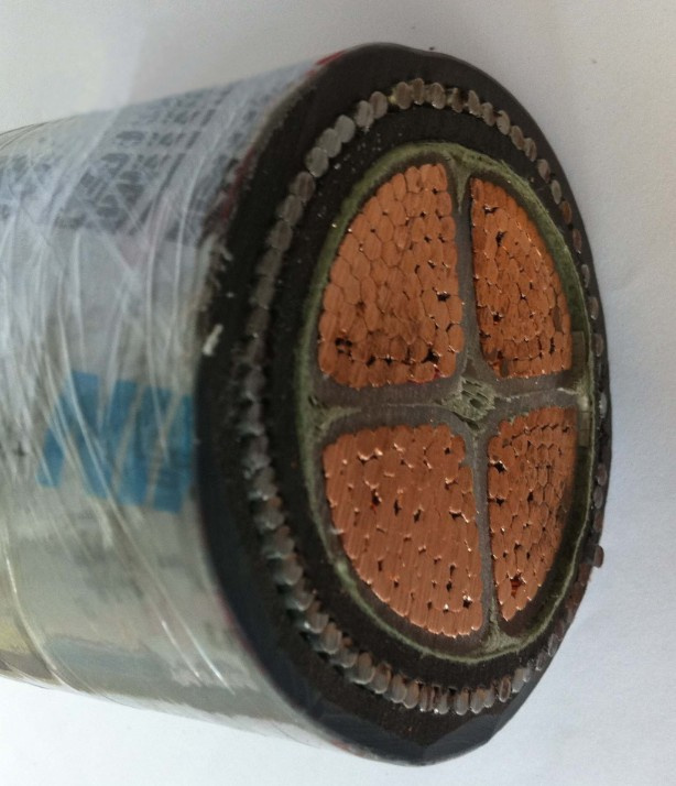 0.1/6kv 4 Núcleo 120mm Cable XLPE Swa para Transmisión Subterránea