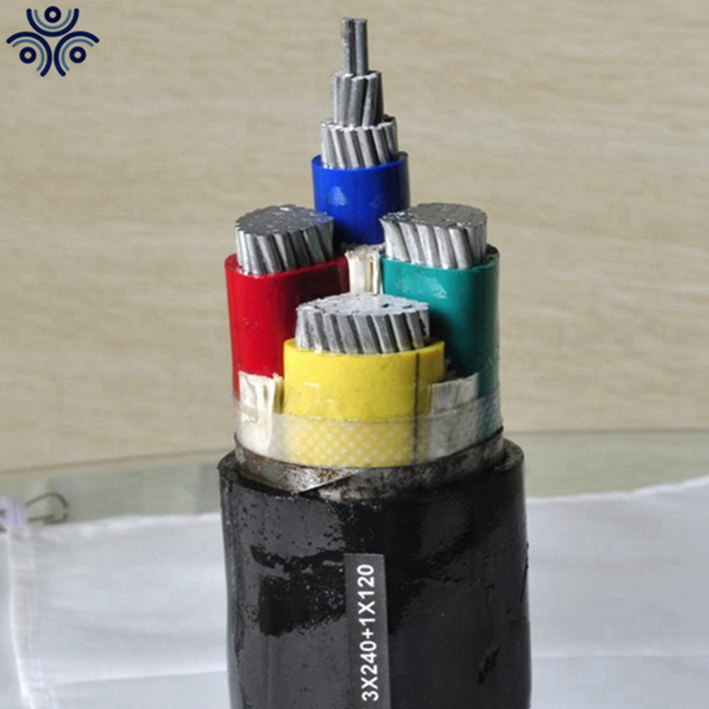 0.6/1kv Low Voltage Aluminum Core XLPE Insulated PVC Sheath Power Cable