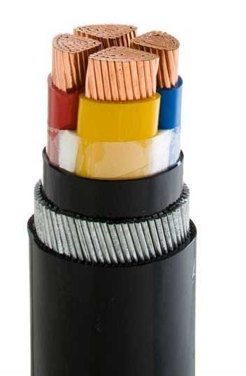 0.6/1kv Кабель с медной броней с изоляцией из XLPE 4 Жила 25mm