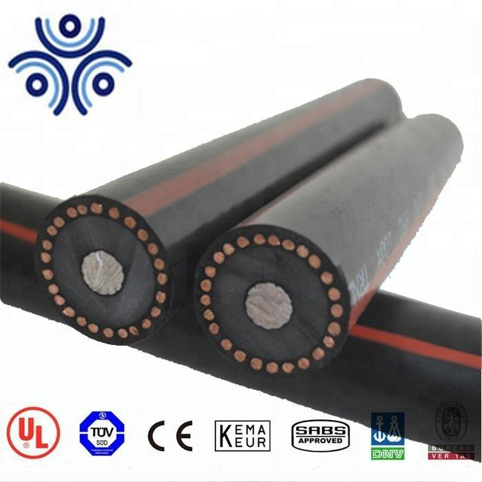 1/0 15kv Tr Xlp Urd Aluminum Cable Direct Burial Medium Voltage Cable with UL1072 Standard