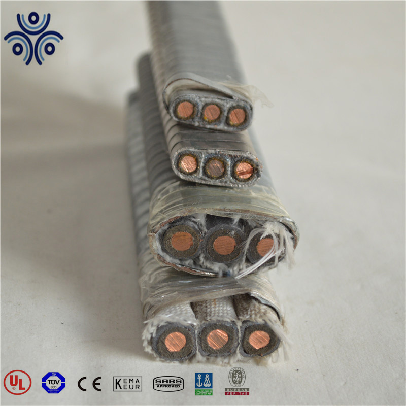 1.8/3.6kv Cabo de Bomba Submersível Elétrica com Armadura de Aço Galvanizado e Revestimento de Chumbo Qypn, Qypny, Qypny, Qyen, Qyee, Qyeey, Qyyeq, Qyyeey, Qyjeq
