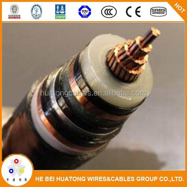 19/33kv 1core 630mm Al/XLPE/Cts/PVC/Awa/PVC Electric Power Cable