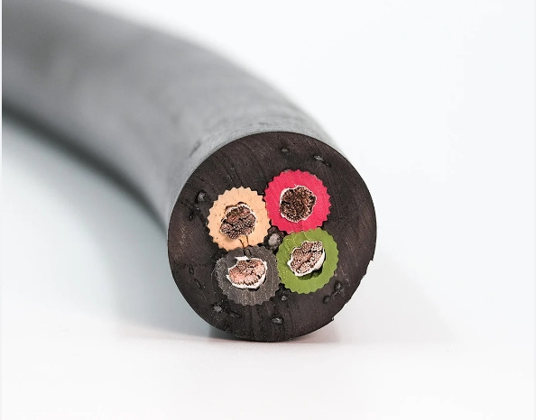 2000 Volts 4/0 AWG 4 Cond Type W Cable