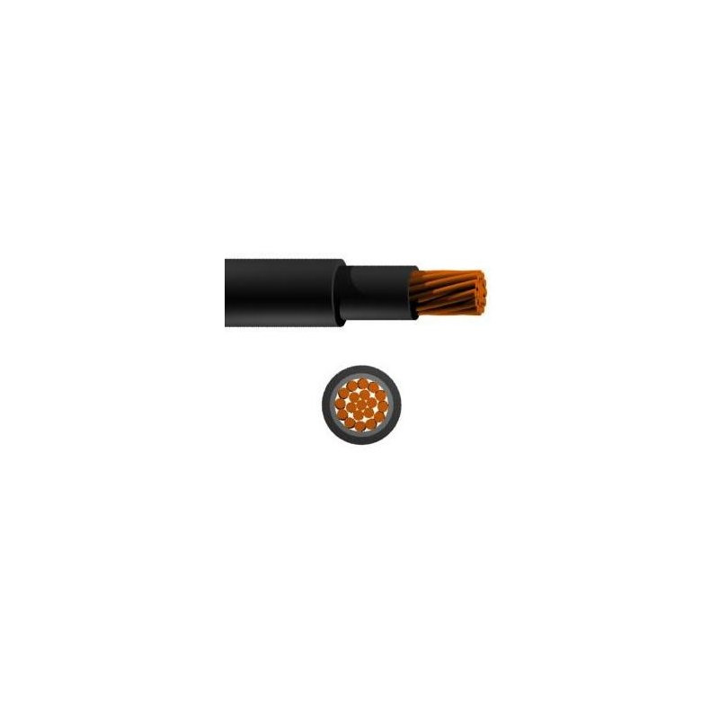2000V 1/0 AWG Sunlight Resistant Solar Cable PV Cable