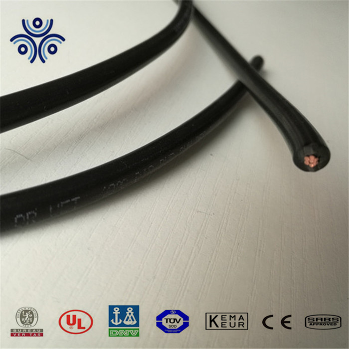 2000V UL Listed UL4703 Single Copper Conductor XLPE Insulated 10AWG 8AWG PV Solar Cable for Solar System