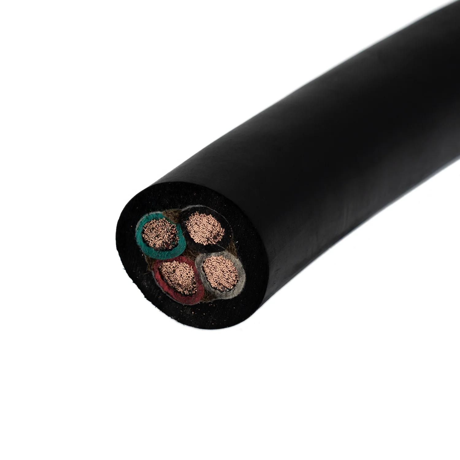 2kv 4 Core Wires Type W Mining Rubber Power Cable