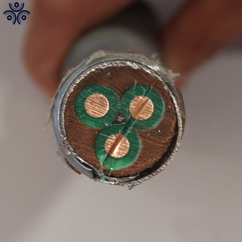 3*13mm Cable de alimentación de bomba de aceite sumergible eléctrico redondo con revestimiento de NBR blindado