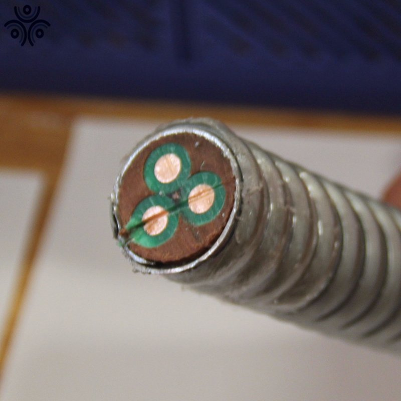3*20mm Cable de alimentación de bomba de aceite sumergible eléctrico redondo con revestimiento de NBR blindado