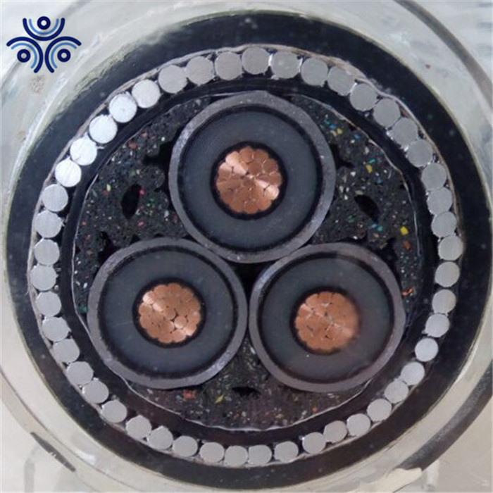3 Core Medium Voltage Armored Cable XLPE Insulation 11kv Power Cable