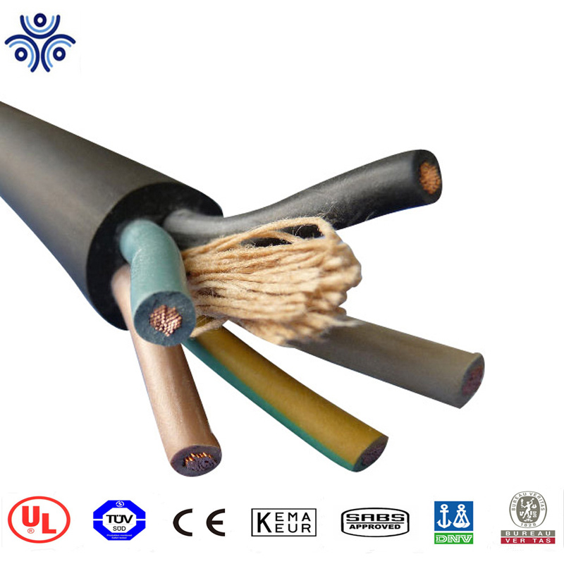 300V/600V Outdoor 6/4 with a Tough Rubber Outside Jacket Weather/Oil Resistant Soow Sjoow Cable