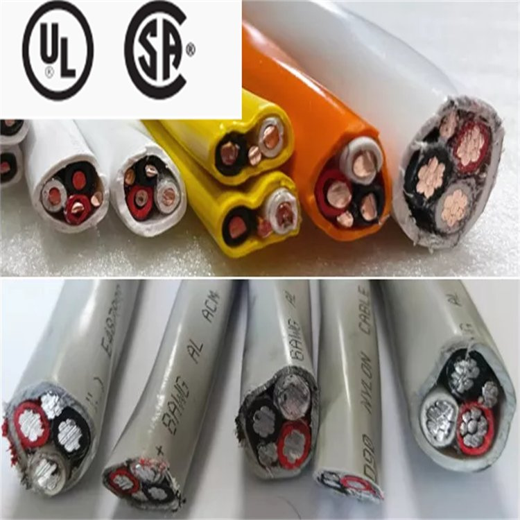 300V Nmd90 8/3 6/3 Strands Copper Canadian Indoor Cable White Hebei Huatong Cables