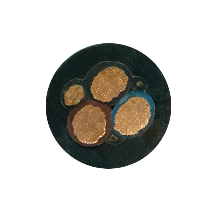 4 Core 10mm2 Rubber Sheath Mineral Copper Mining Cable