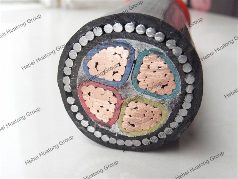 4 Core 70mm2 95mm2 120mm2 Copper/Aluminum XLPE Power Cable Structure Industrial Power Cable