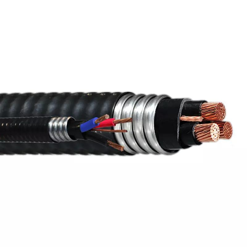 600V 1000V #8 to 750 Kcmil Type Teck 90 Aluminum Armored Cable
