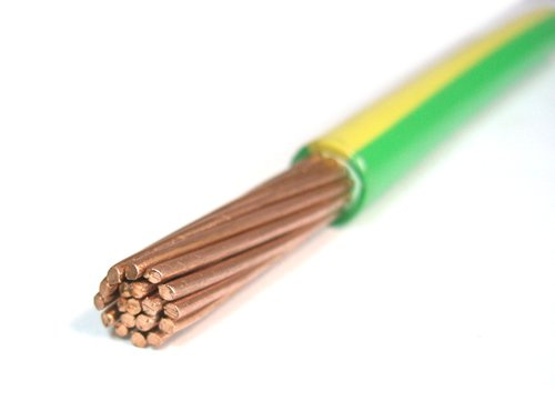 600V 2.5mm2 4.0mm2 6.0mm2 Green/Yellow Cable Earth Wire