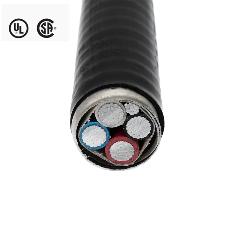 600V 250kcmil 250/3c Acwu90 Aluminum Armoured Cable CSA RW90 Cable Core