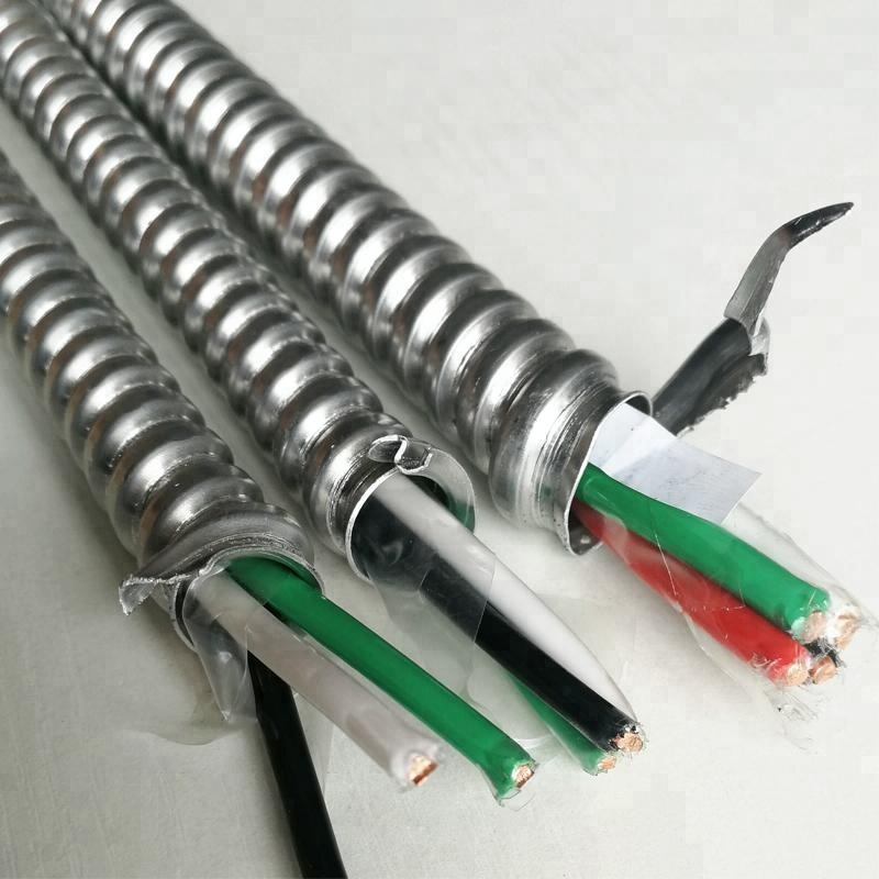 600V Conductor de Cobre Aluminio Armor/Thhn/Thwn-2 Cable Mc