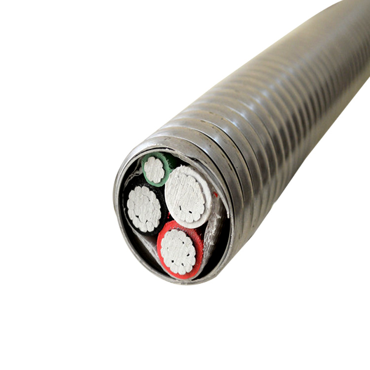 600V UL1569 Standard Armour Type Metal Clad Aluminum Alloy Mc Building Cable