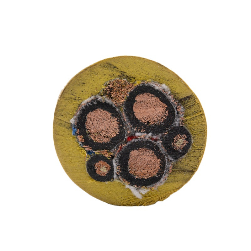640/1100V Trailing 3X35+2X16+1X16mm2 Yellow Mining Rubber 3 Core 50mm2 Trackless Cable